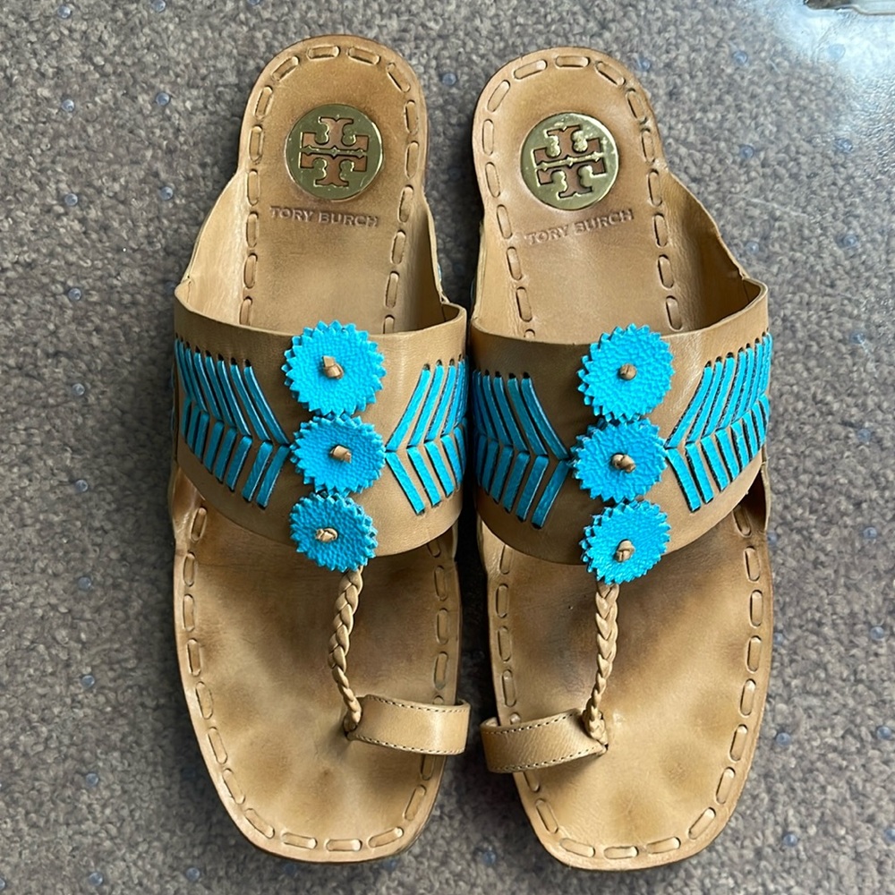 Tory Burch Catalan Toe Ring Flat Sandal